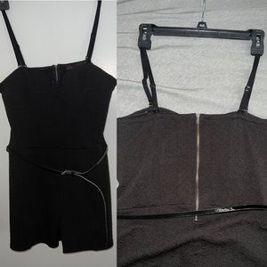 Material Girl Black Romper